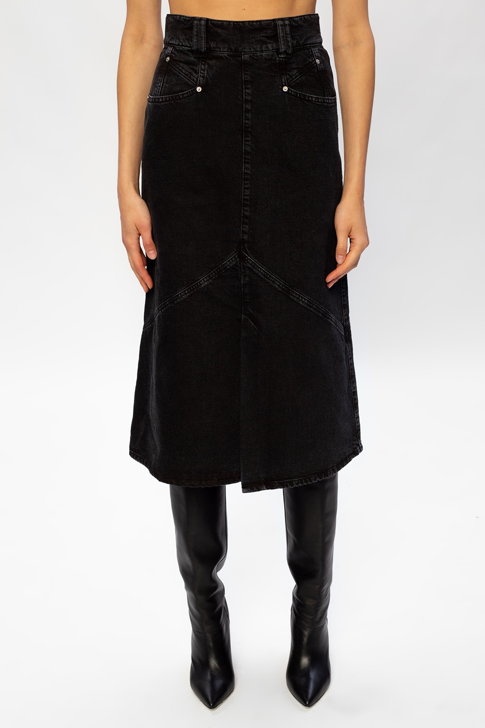 Isabel marant discount black denim skirt